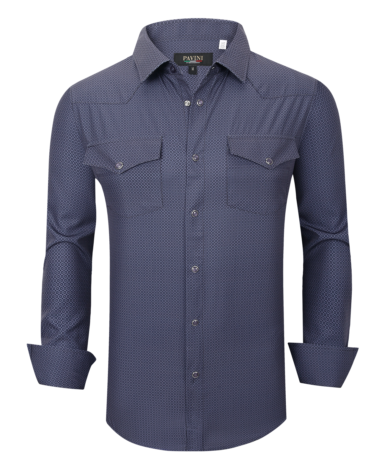 Snap-Down Western Long Sleeve Shirt