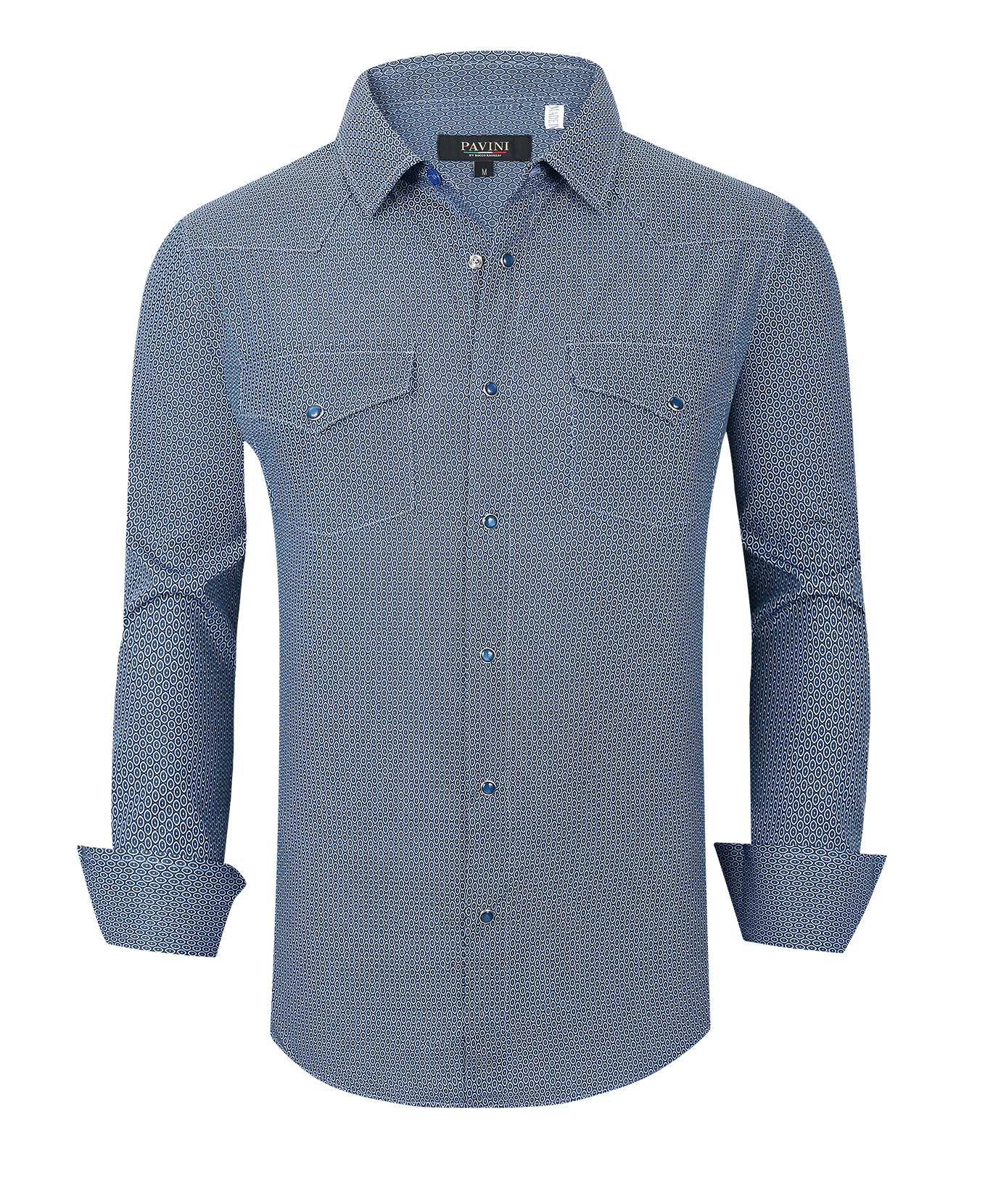 Snap-Down Western Long Sleeve Shirt