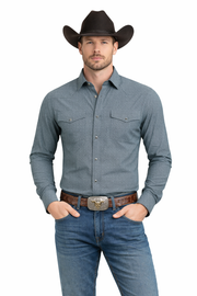 Snap-Down Western Long Sleeve Shirt