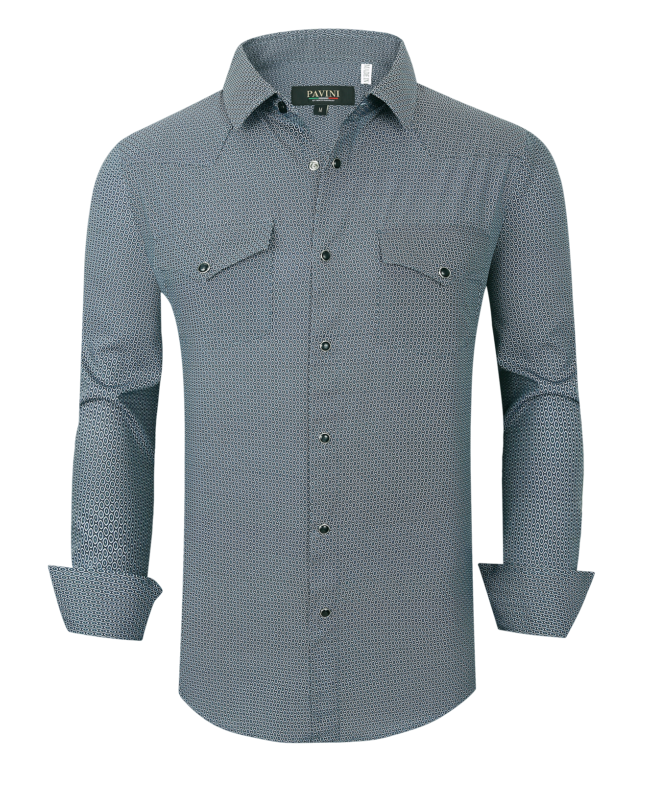 Snap-Down Western Long Sleeve Shirt