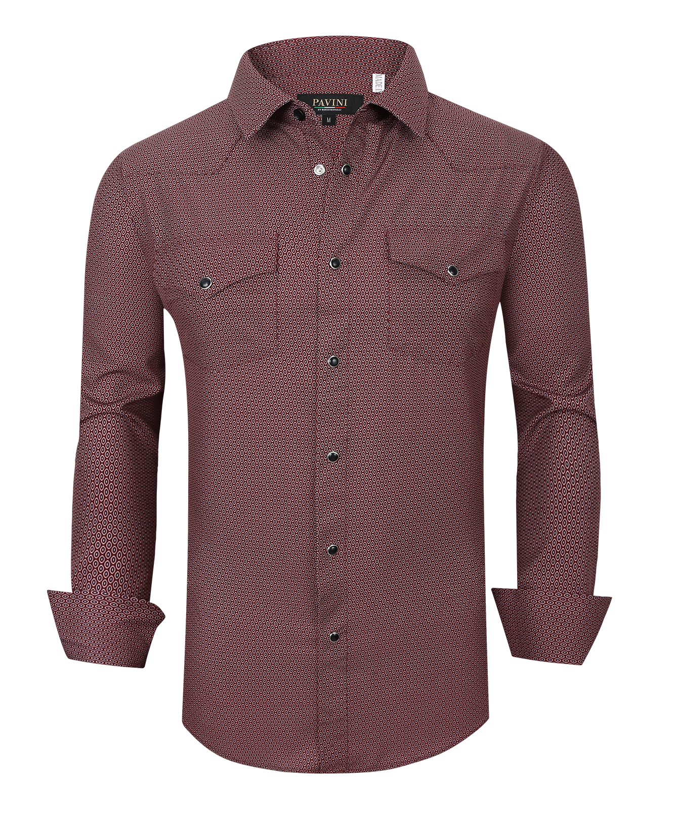 Snap-Down Western Long Sleeve Shirt