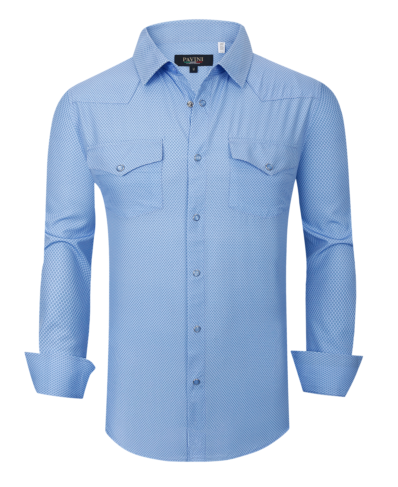 Snap-Down Western Long Sleeve Shirt