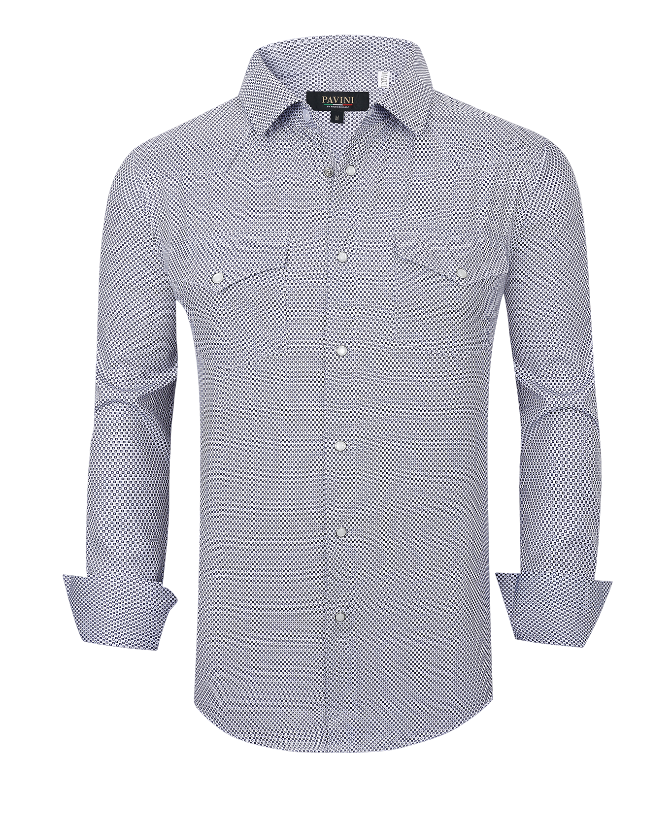 Snap-Down Western Long Sleeve Shirt