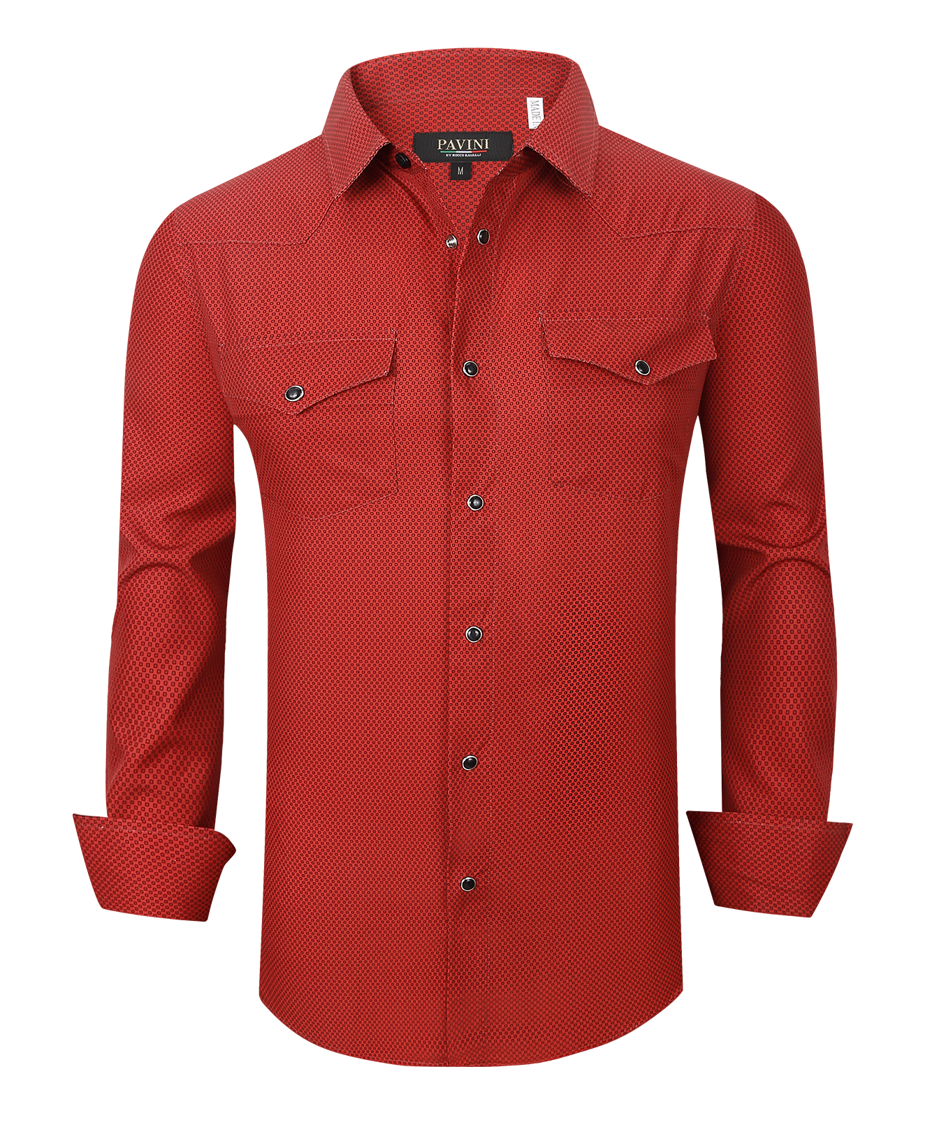 Snap-Down Western Long Sleeve Shirt
