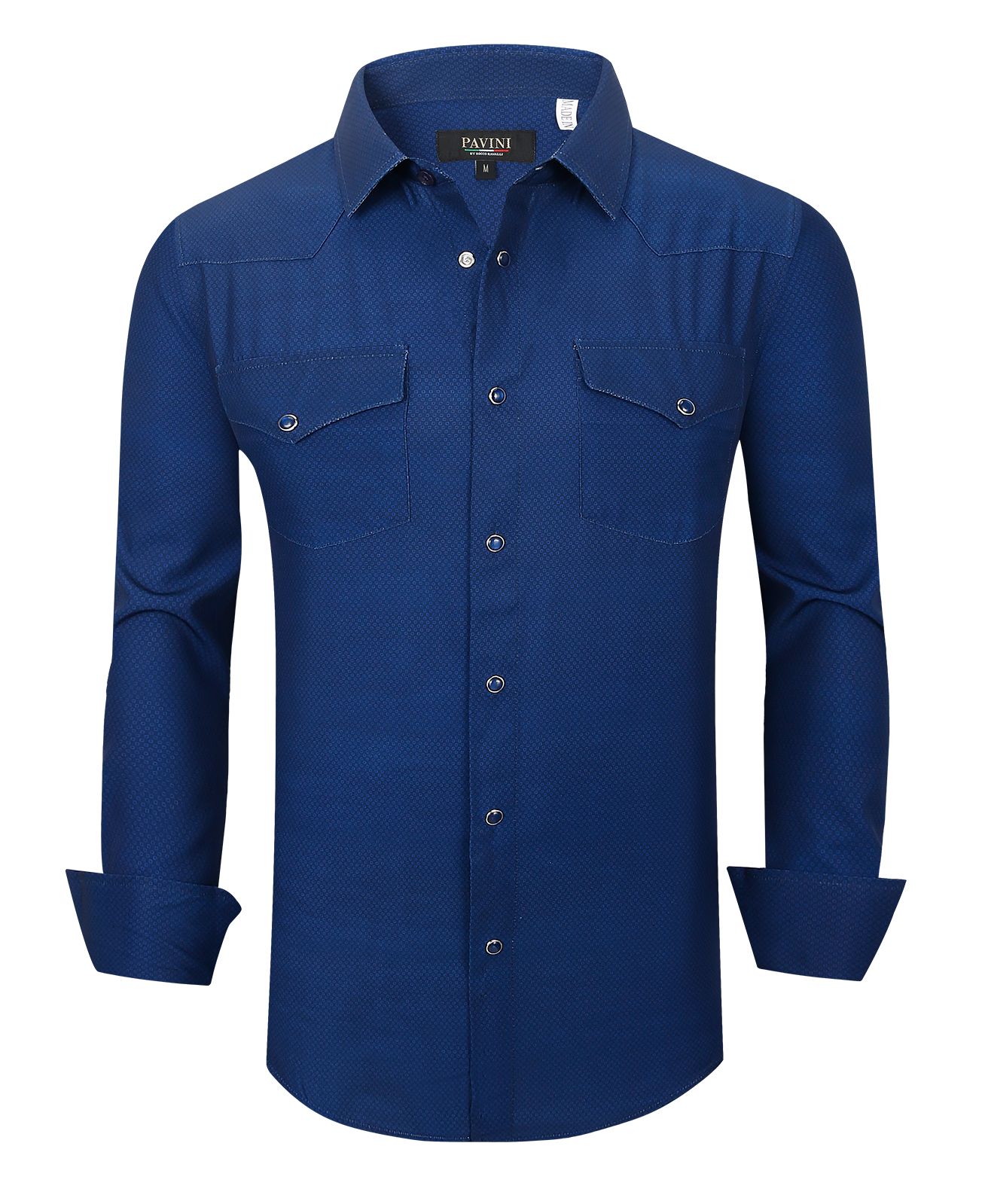 Snap-Down Western Long Sleeve Shirt