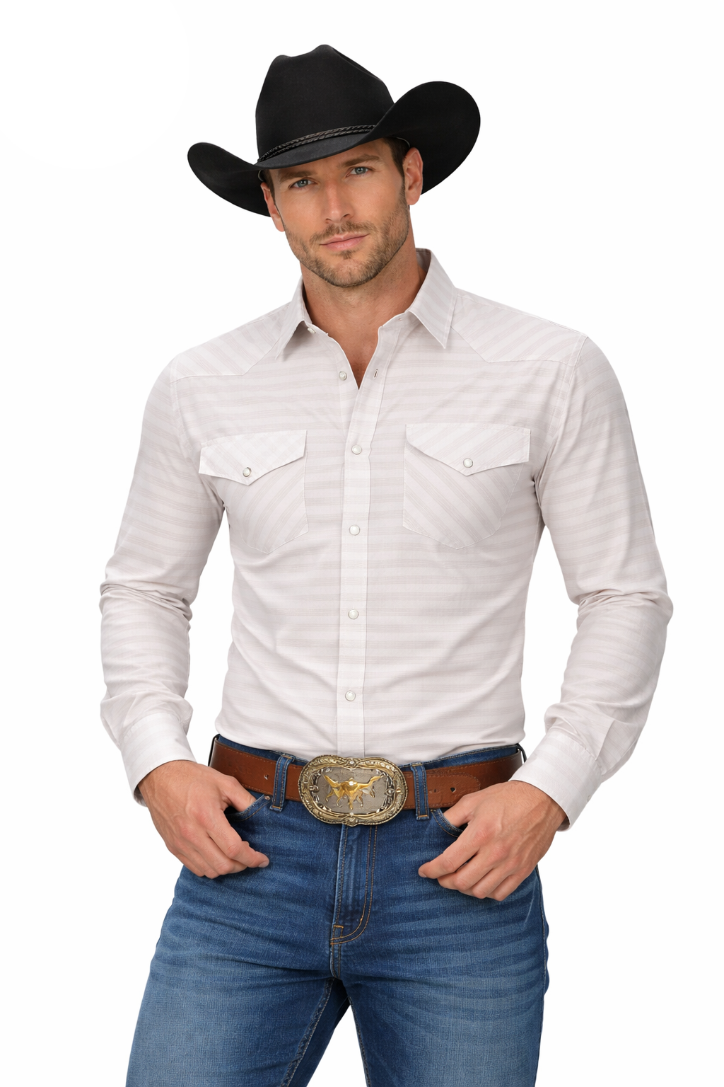 Tonal Stripe Western
