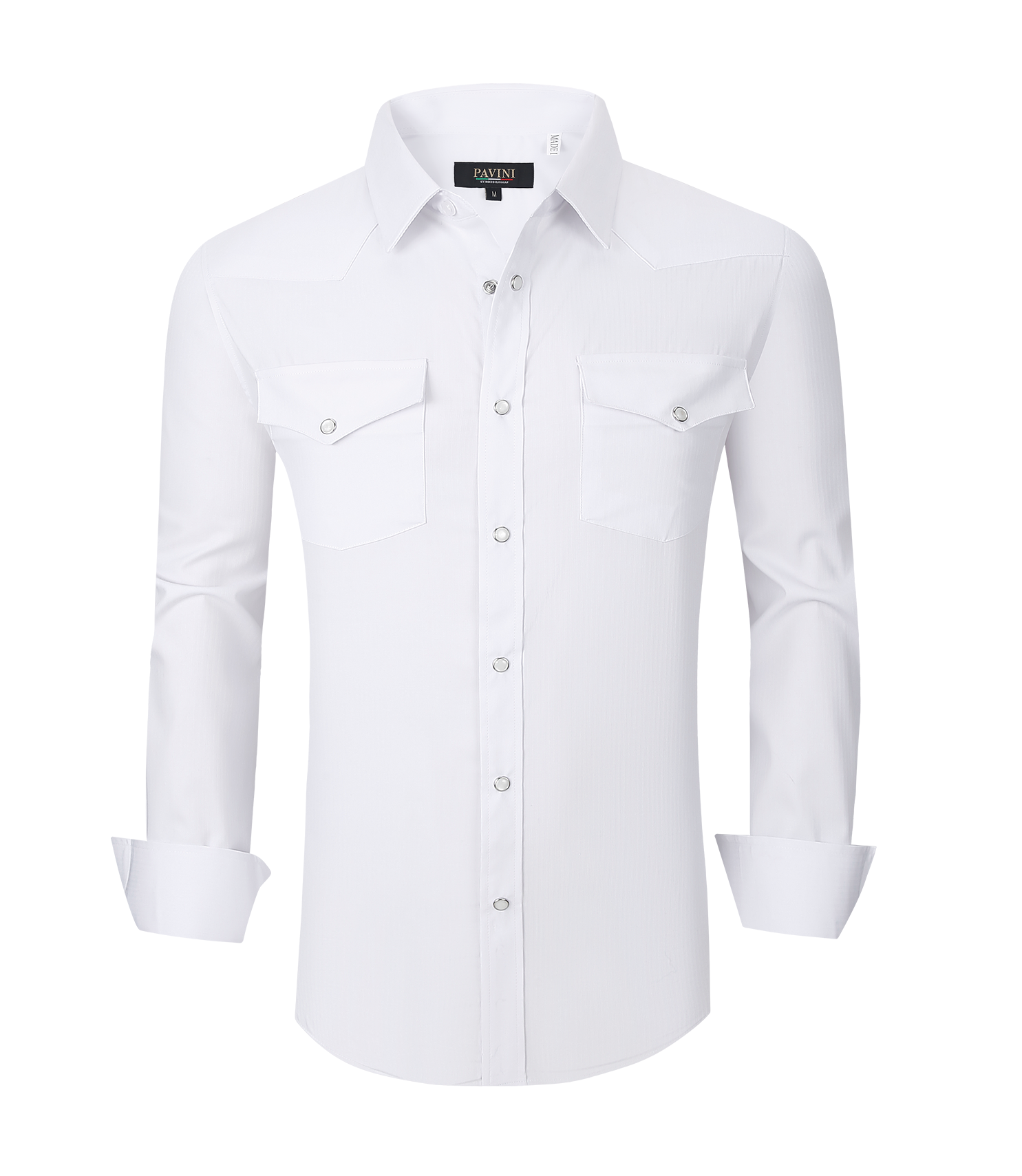 Western Snap Down Solid Shirts