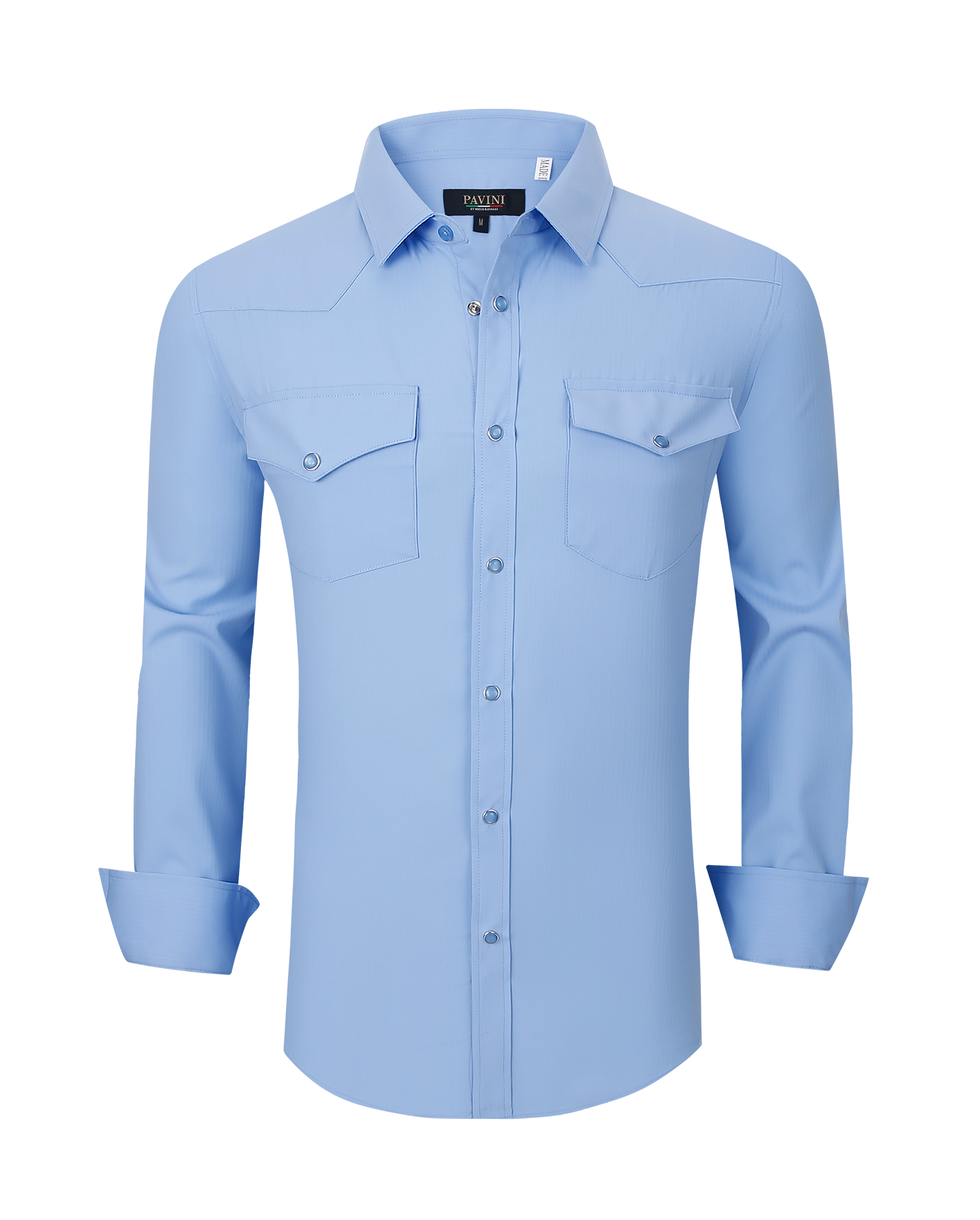 Western Snap Down Solid Shirts