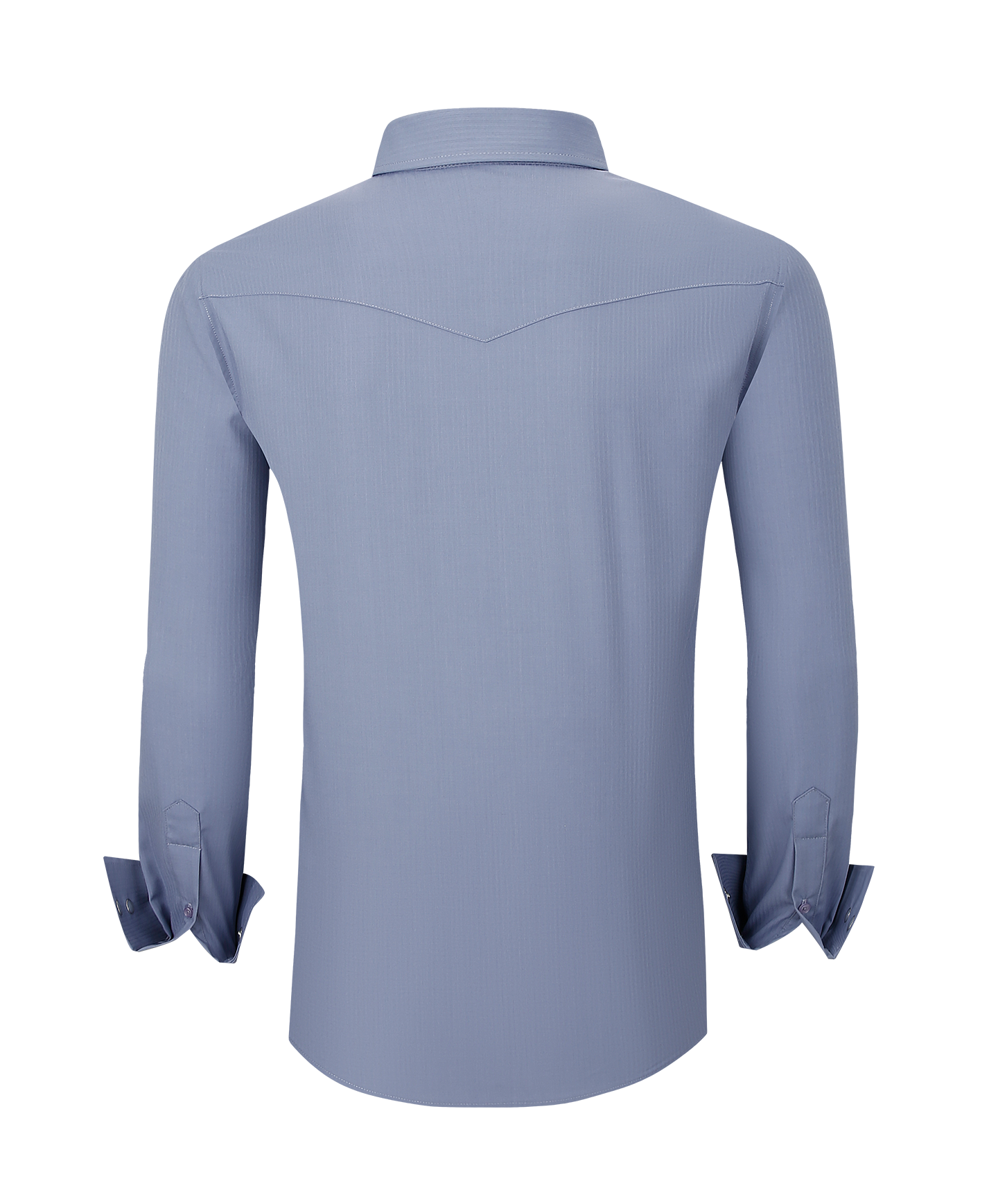 Western Snap Down Solid Shirts