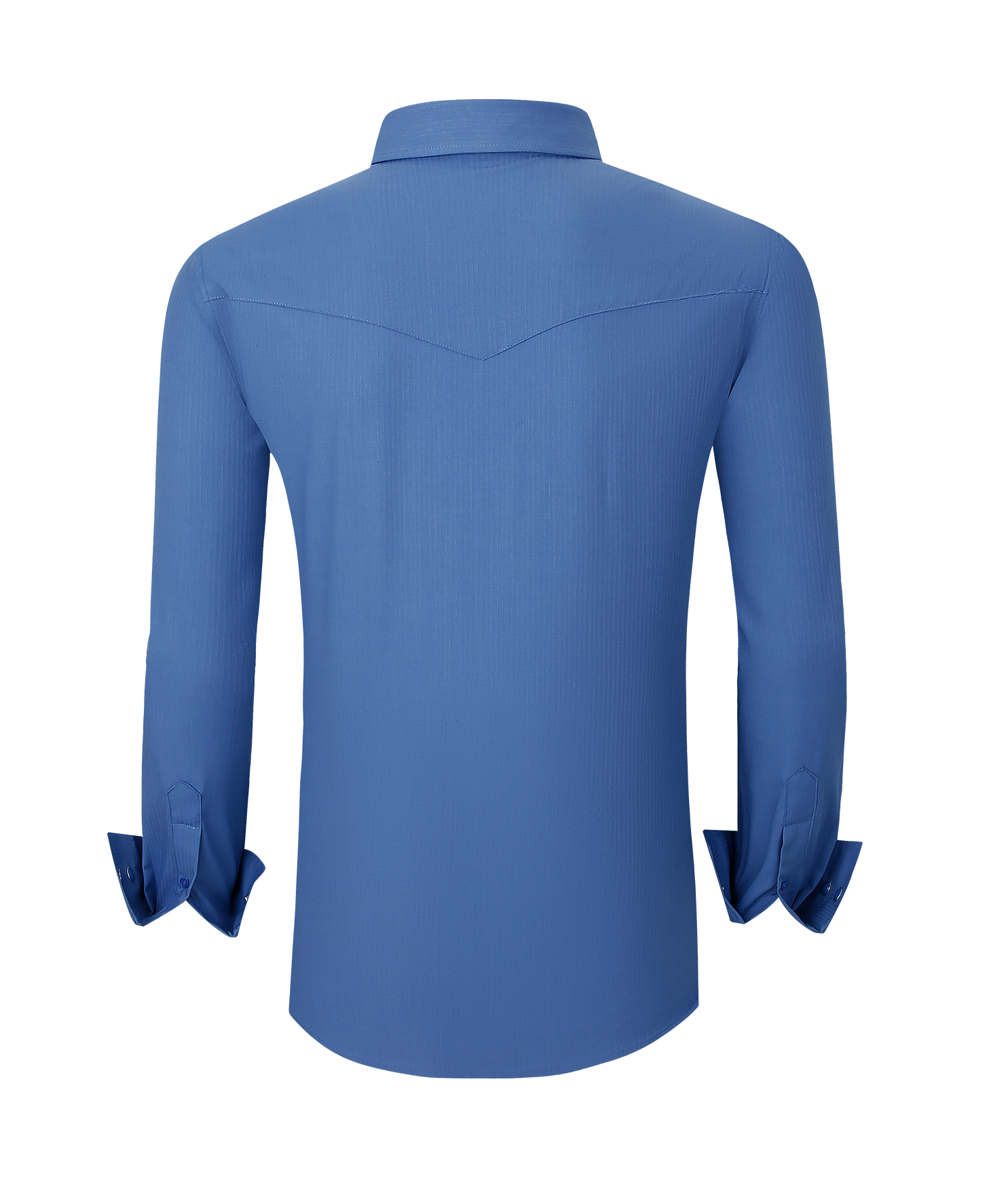 Western Snap Down Solid Shirts