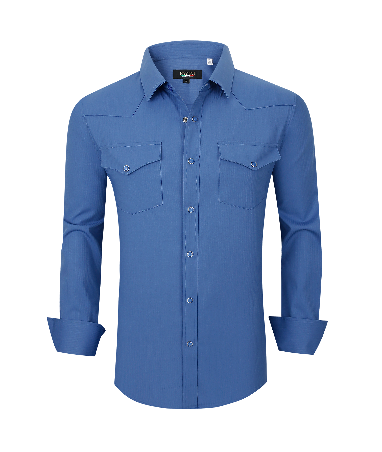 Western Snap Down Solid Shirts