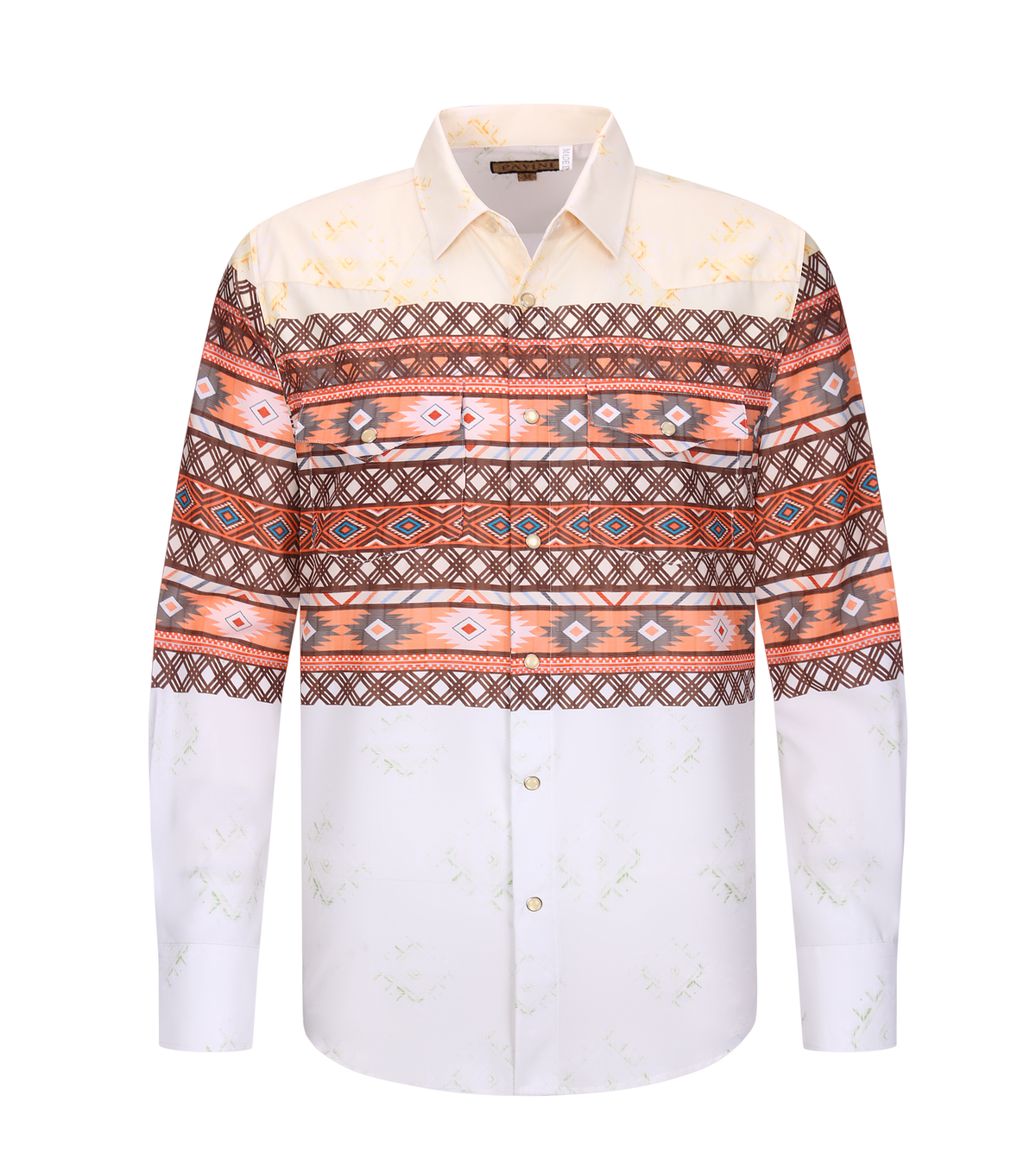 Pavini Men's Western Long Sleeve Snap Shirt - PVW-299