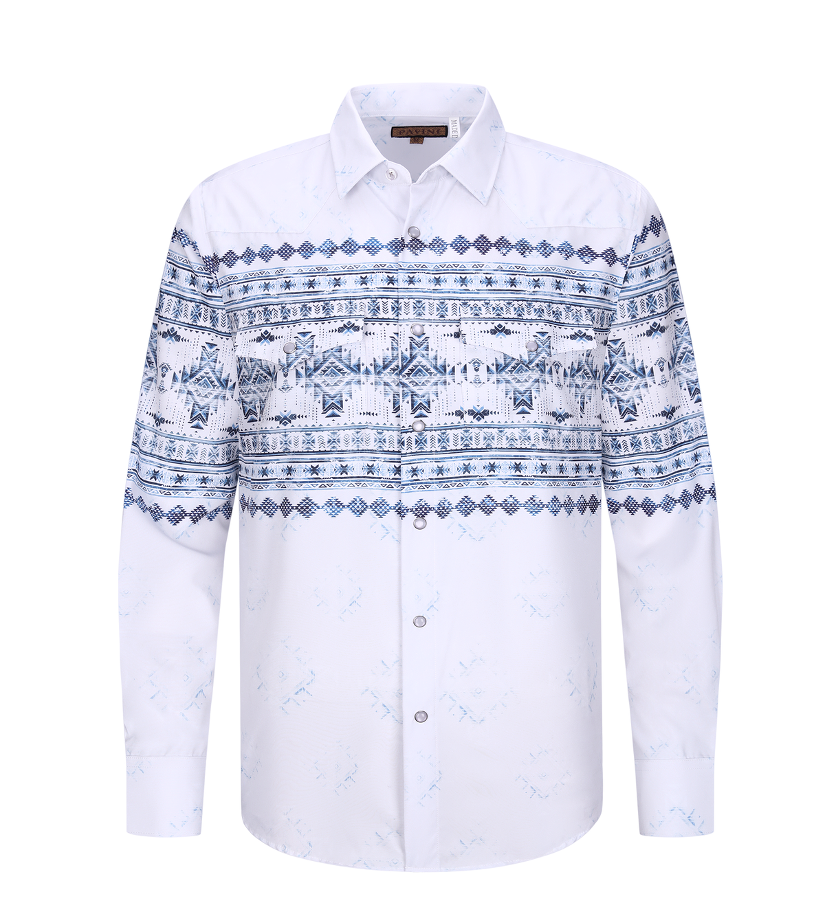 Pavini Men's Western Long Sleeve Snap Shirt - PVW-299