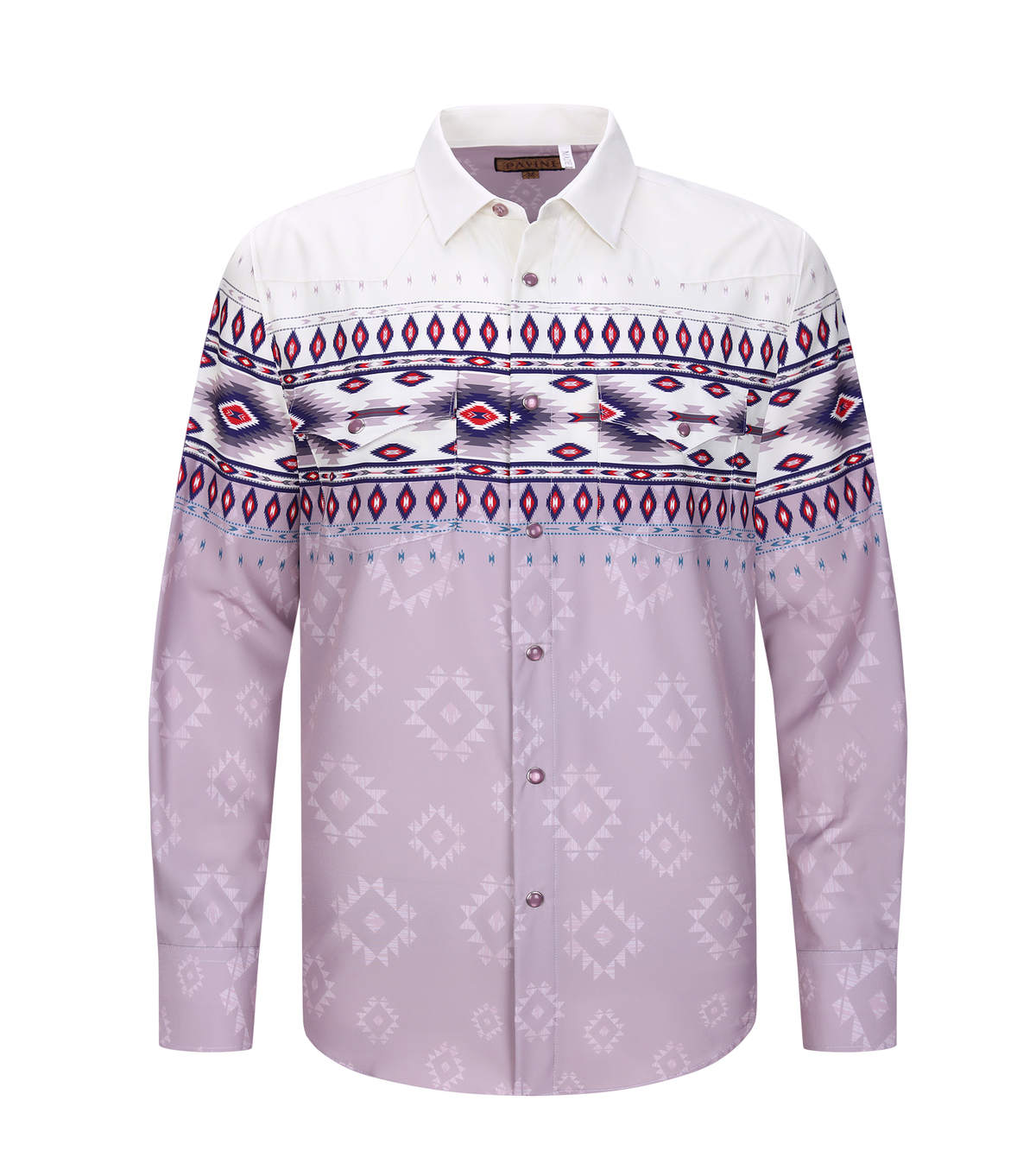 Pavini Men's Western Long Sleeve Snap Shirt - PVW-299