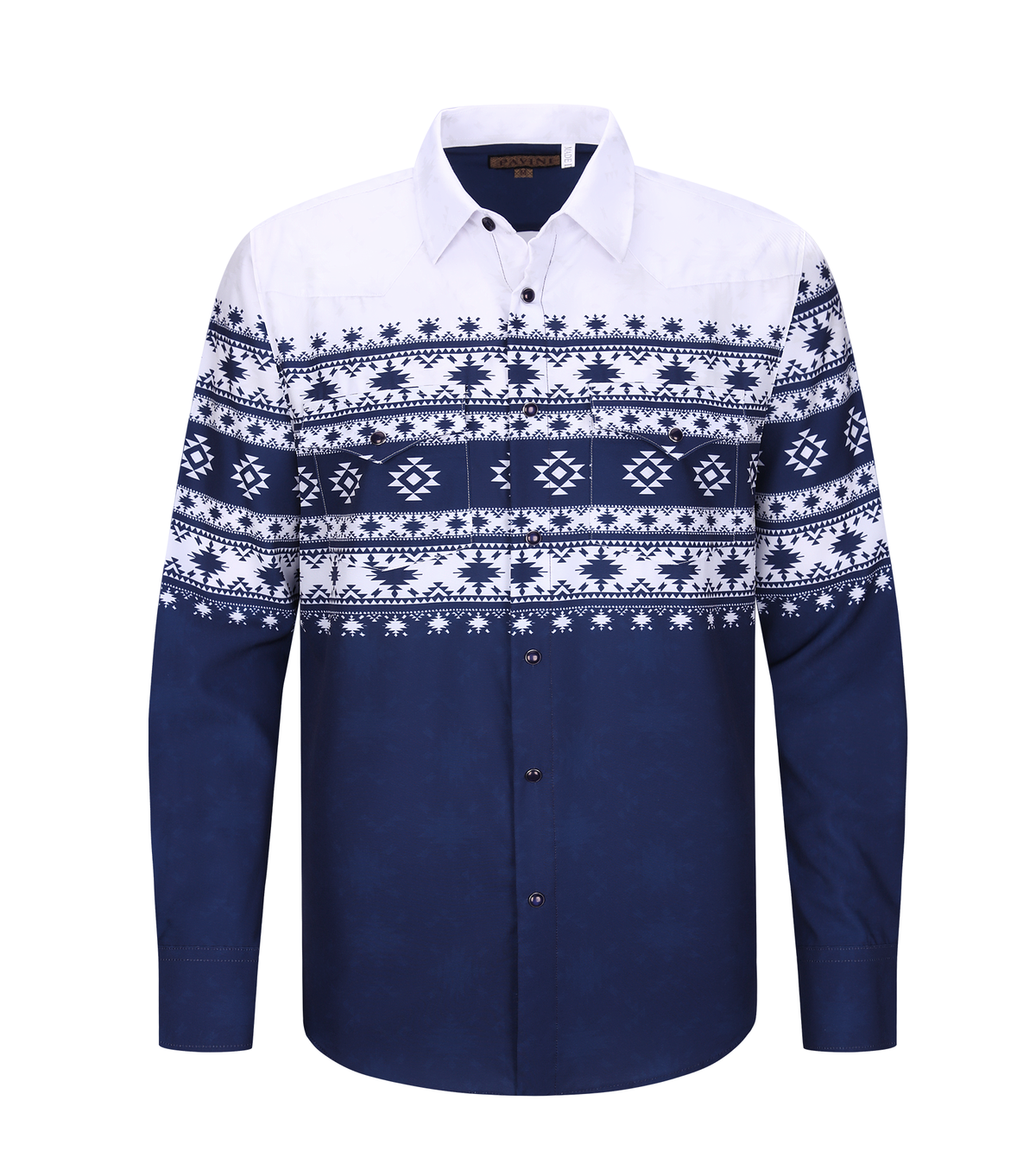 Pavini Men's Western Long Sleeve Snap Shirt - PVW-299