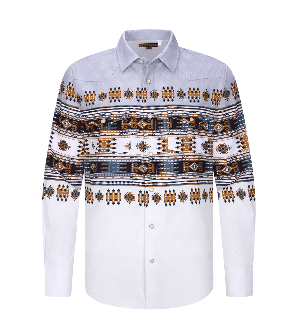 Pavini Men's Western Long Sleeve Snap Shirt - PVW-299