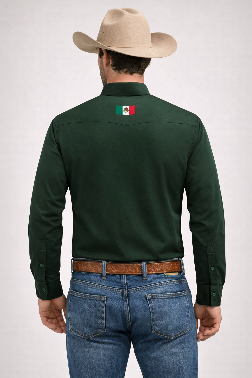 Pavini Tonal Black Western Snap-Down Shirt