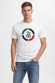 Graphic Crewneck T-Shirt – Icon Emblem Print
