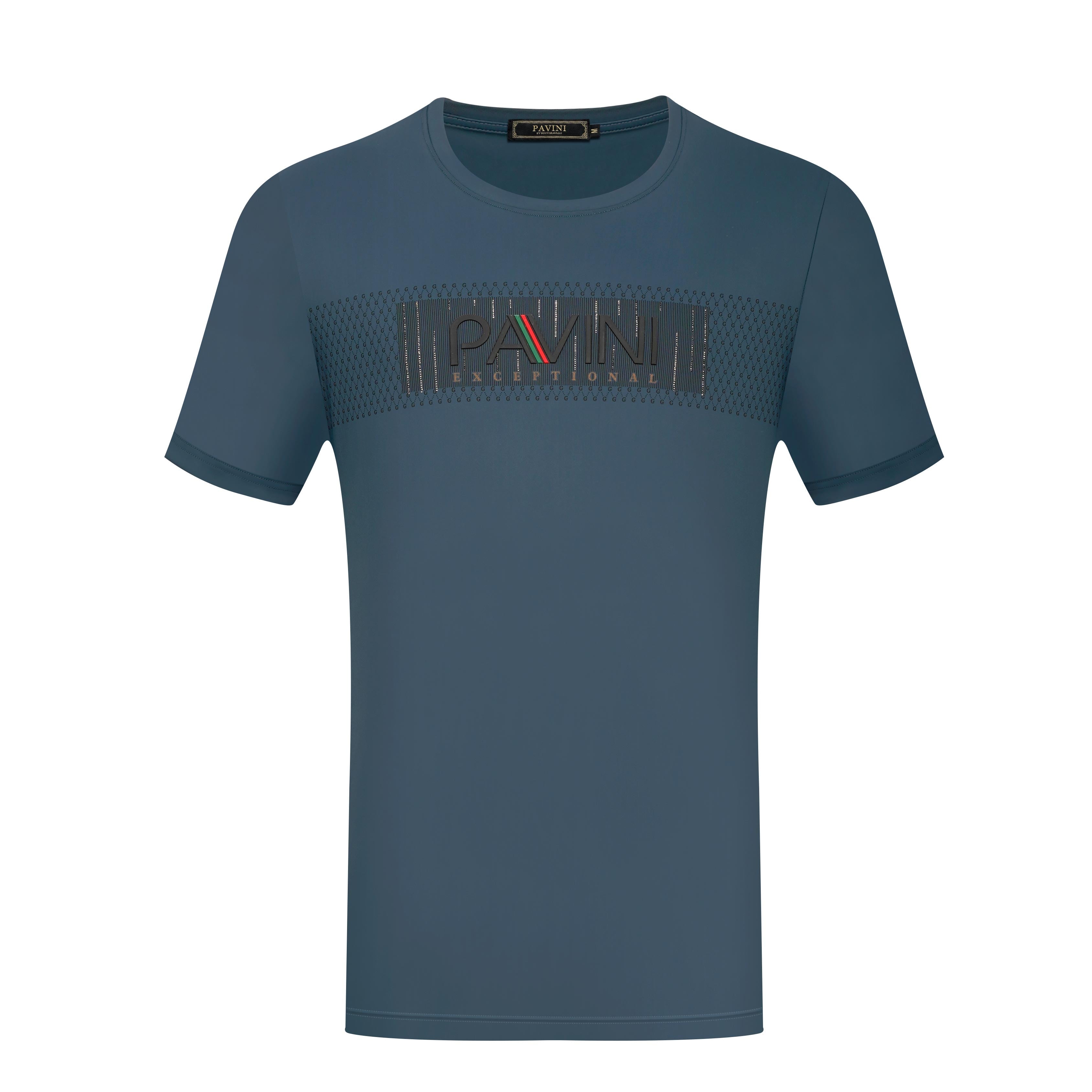PAVINI Performance Stretch T-Shirt – Logo Band