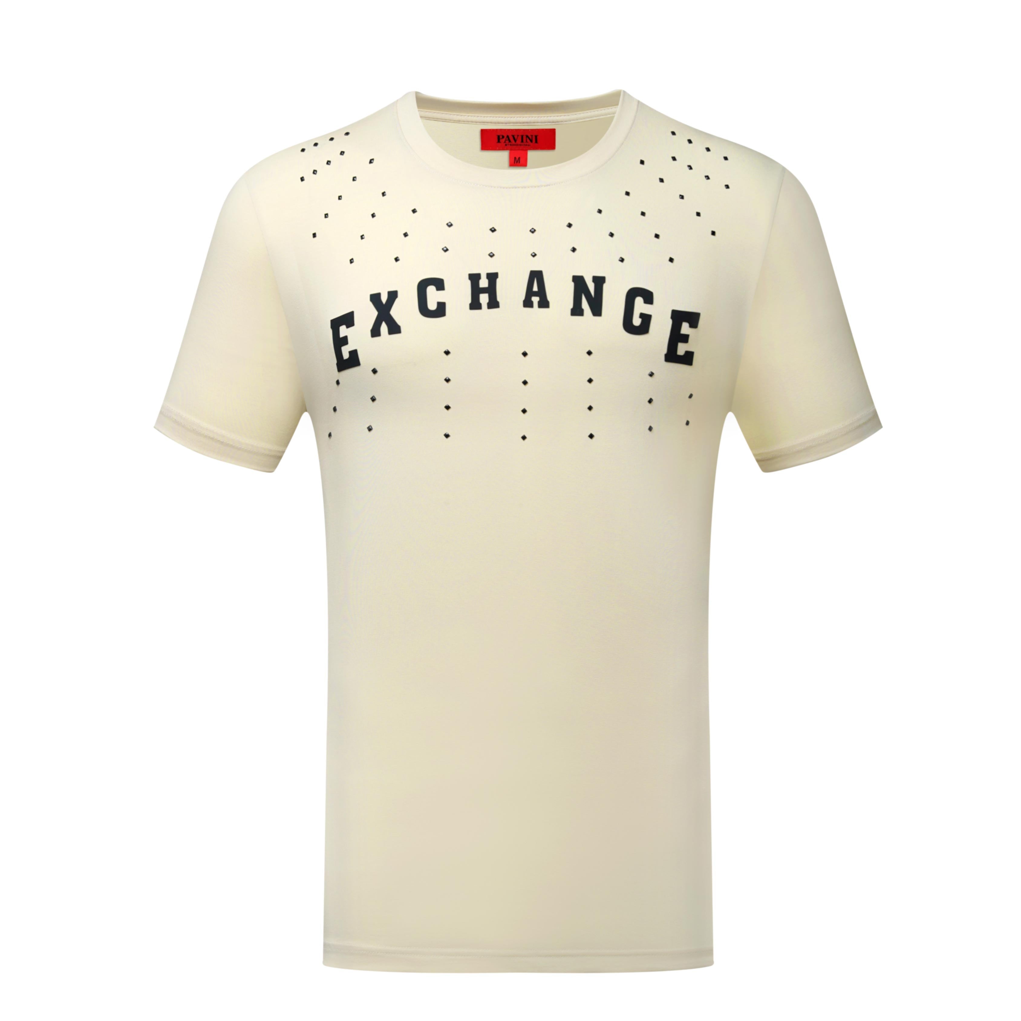PAVINI “EXCHANGE” Stud Detail Tee