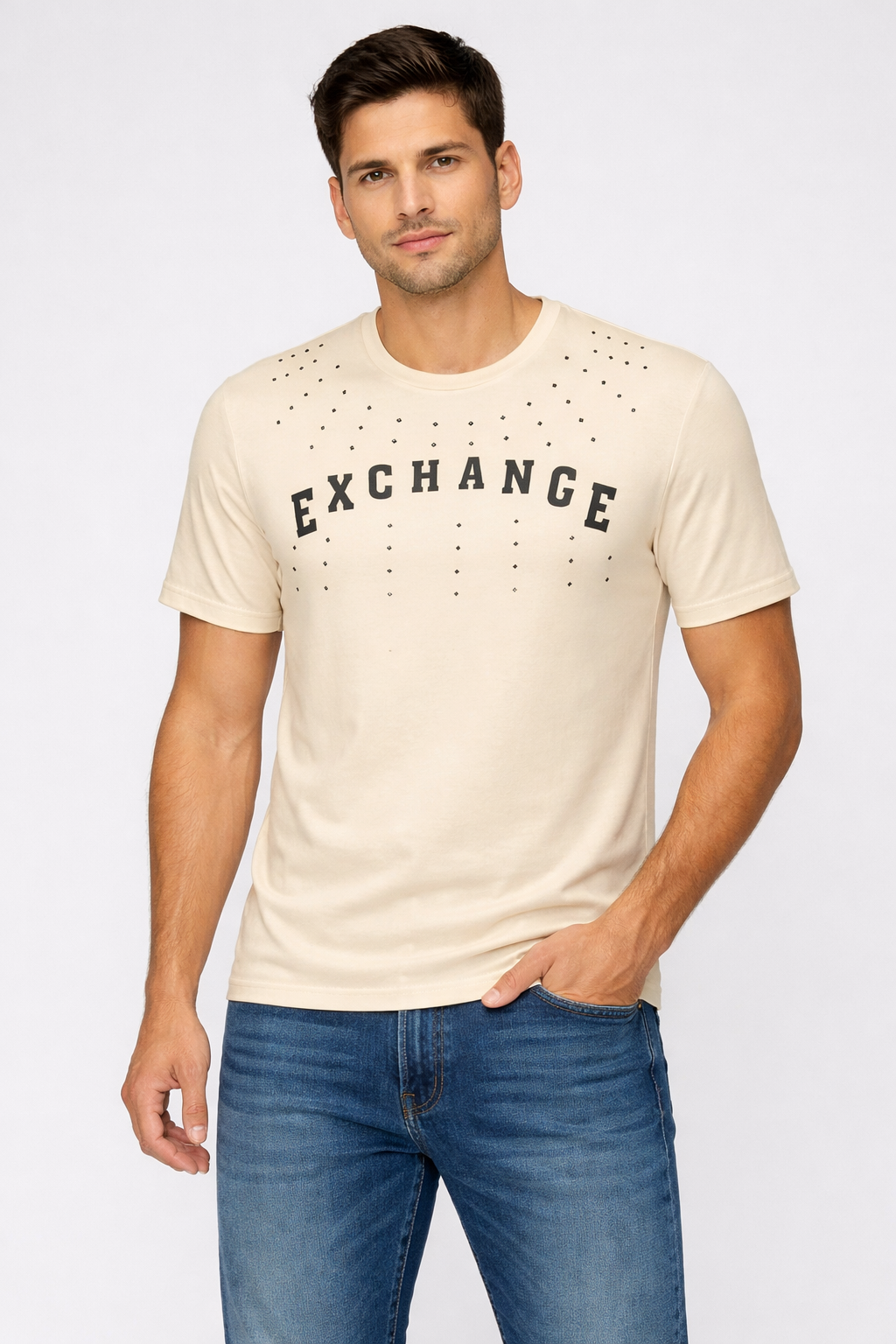 PAVINI “EXCHANGE” Stud Detail Tee