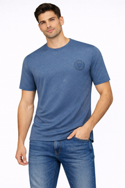 PAVINI Textured Monogram Tee