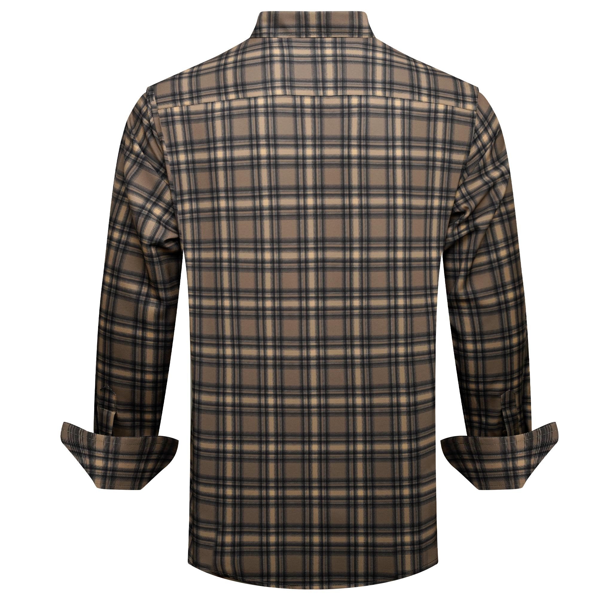 Pavini Long Sleeve Men's Plaid Shirt