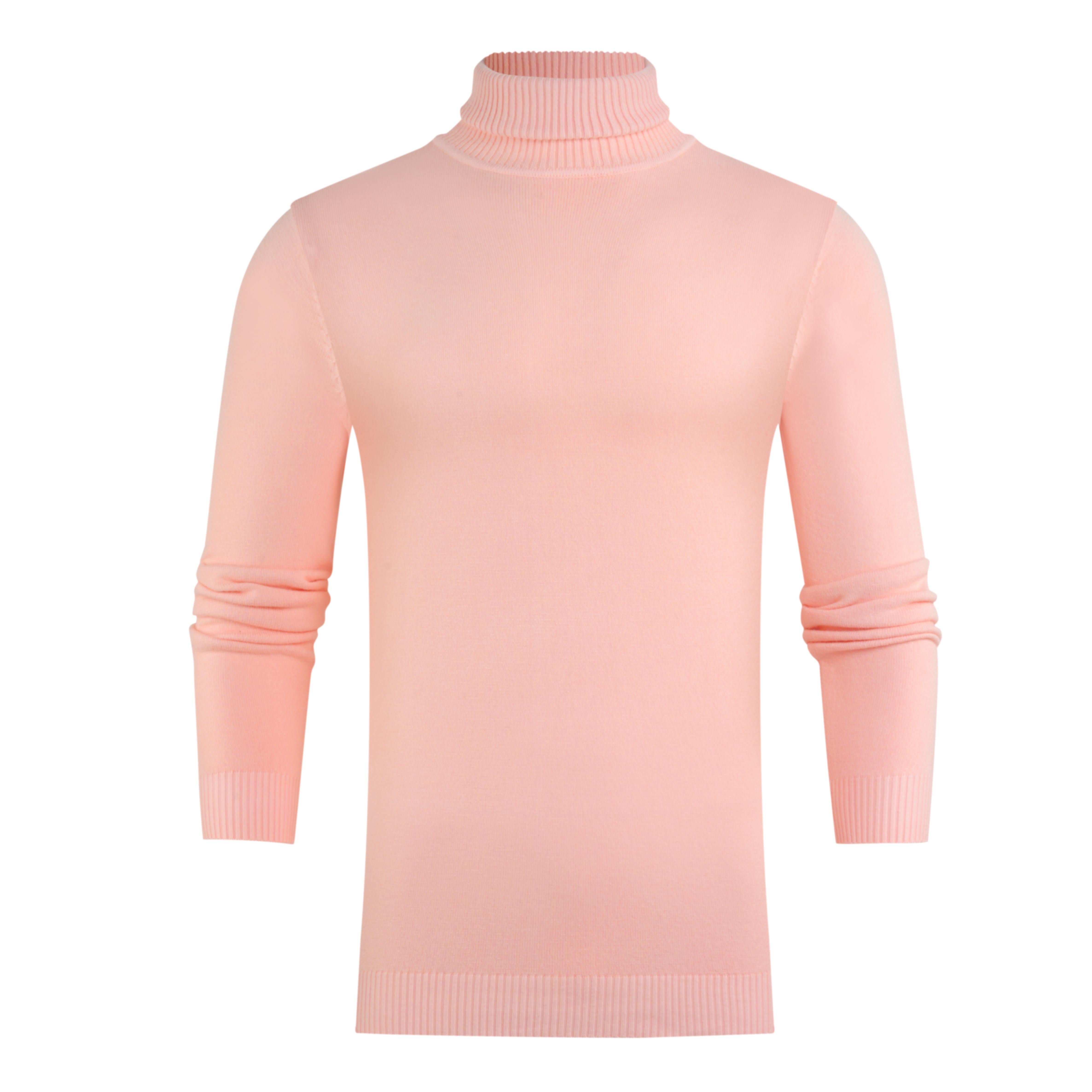 Men’s Solid Turtleneck Sweater