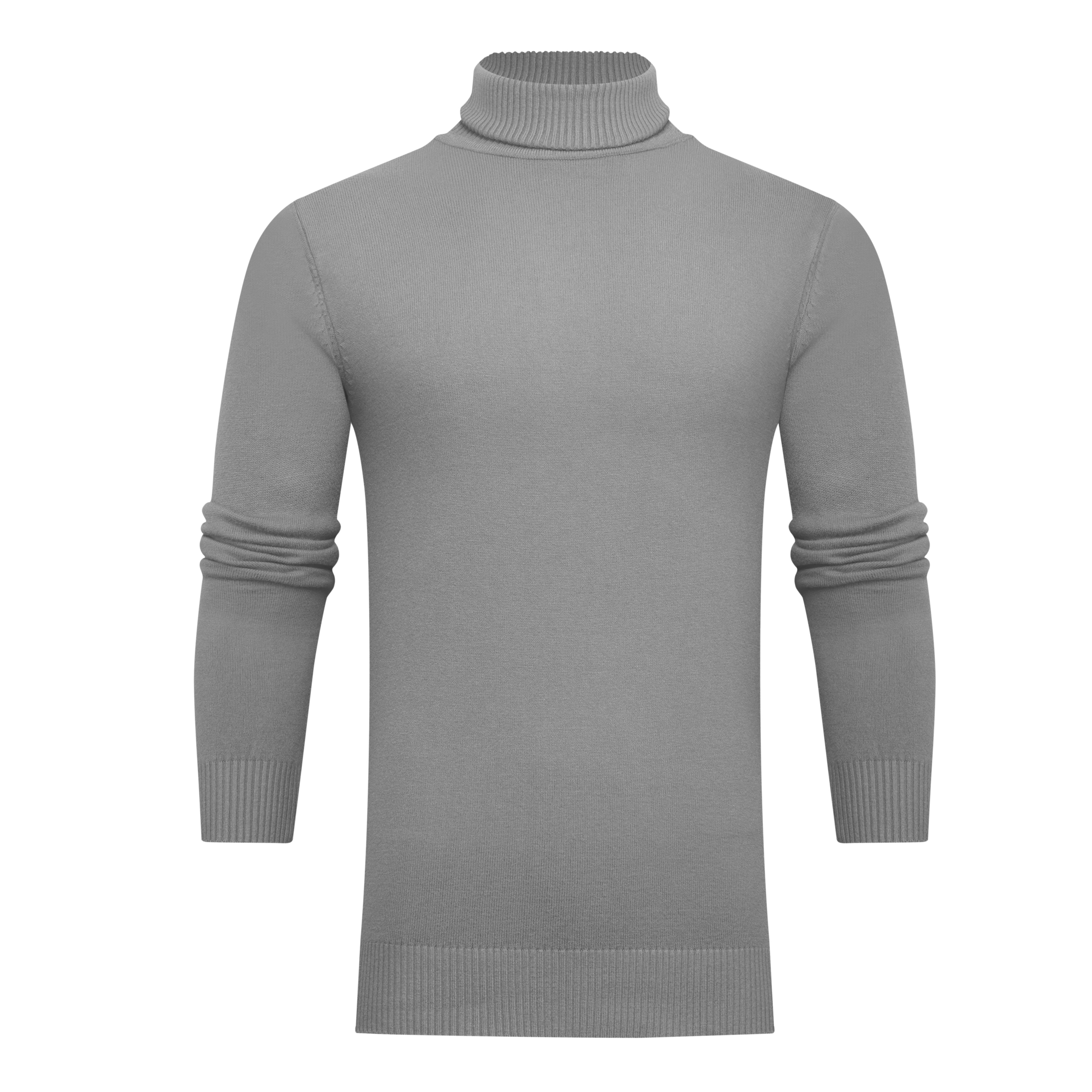 Men’s Solid Turtleneck Sweater
