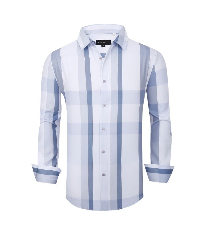 Pavini Long Sleeve Men's Plaid Shirt