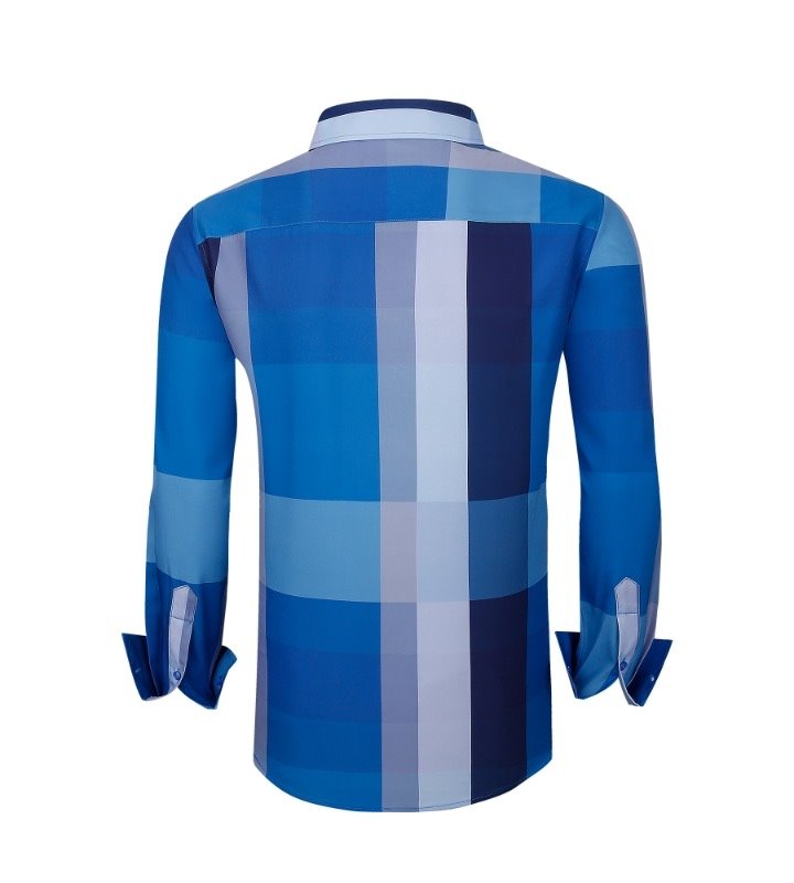 Pavini Long Sleeve Men's Plaid Shirt