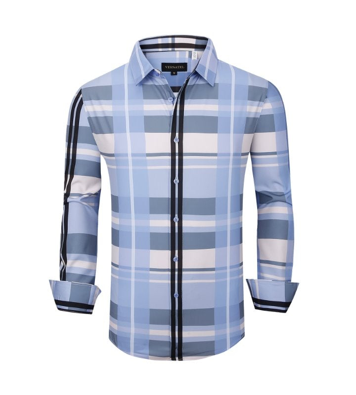 Pavini Long Sleeve Men's Plaid Shirt