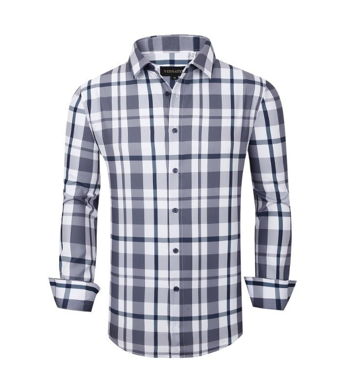 Pavini Long Sleeve Men's Plaid Shirt
