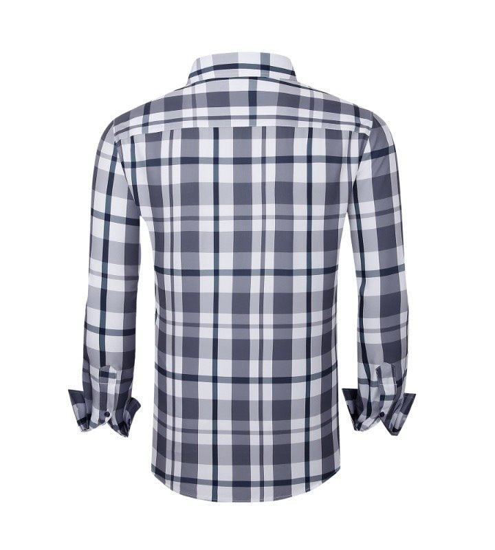 Pavini Long Sleeve Men's Plaid Shirt