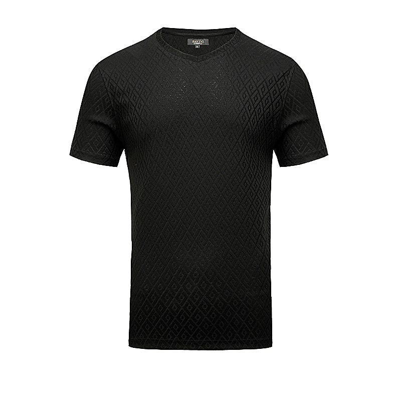 Textured Crewneck T-Shirt