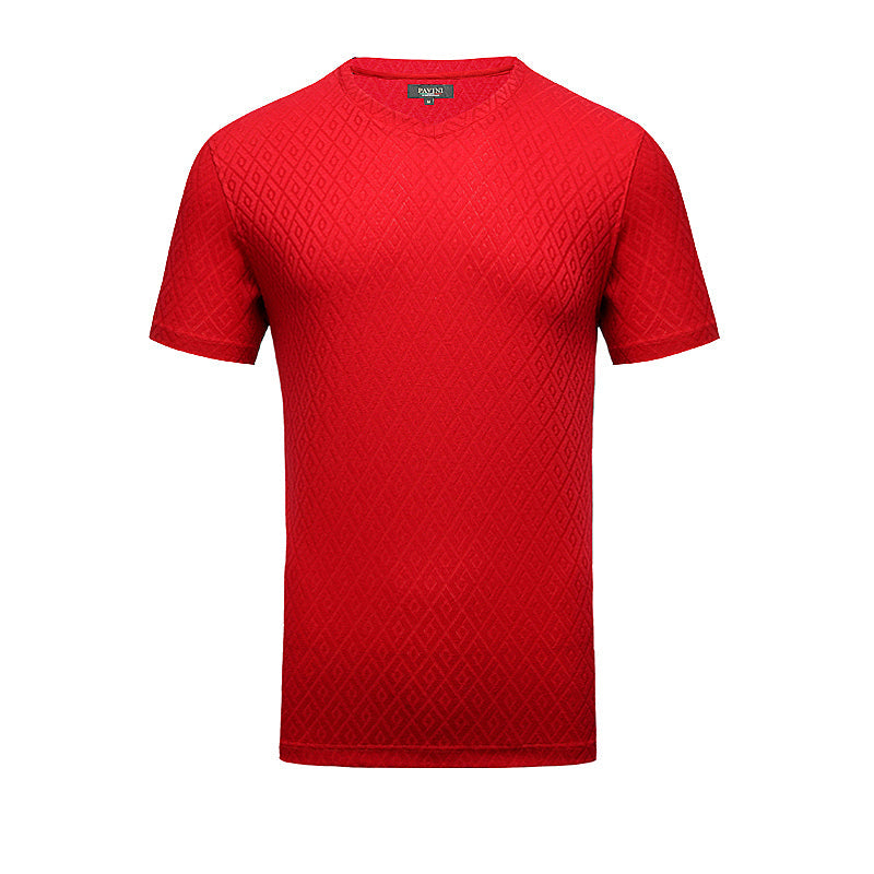 Textured Crewneck T-Shirt