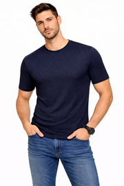 Textured Crewneck T-Shirt