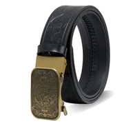Pavini Aztec Calendar Buckle Western Belt - WB-612