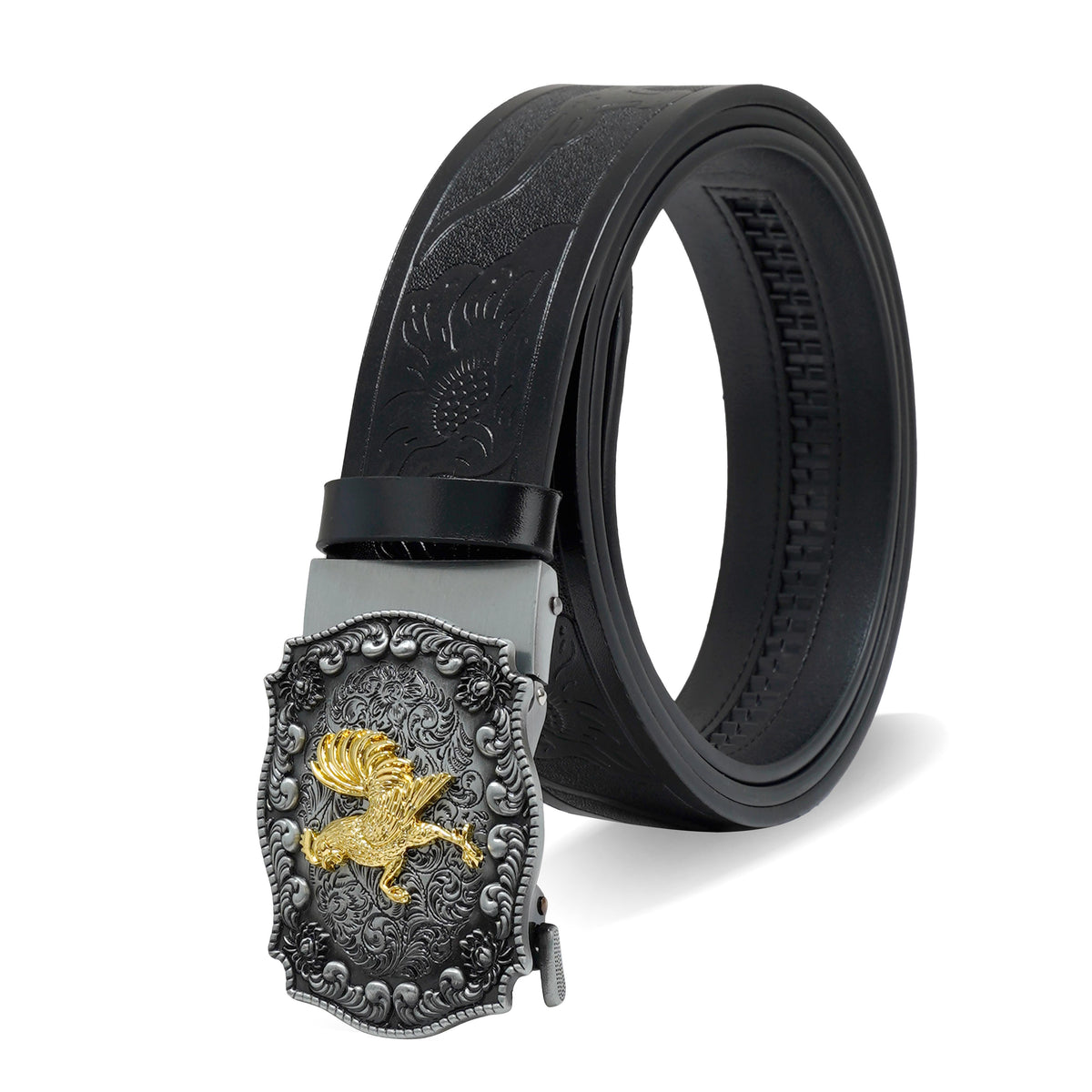Pavini Rooster Buckle Western Belt - WB-613