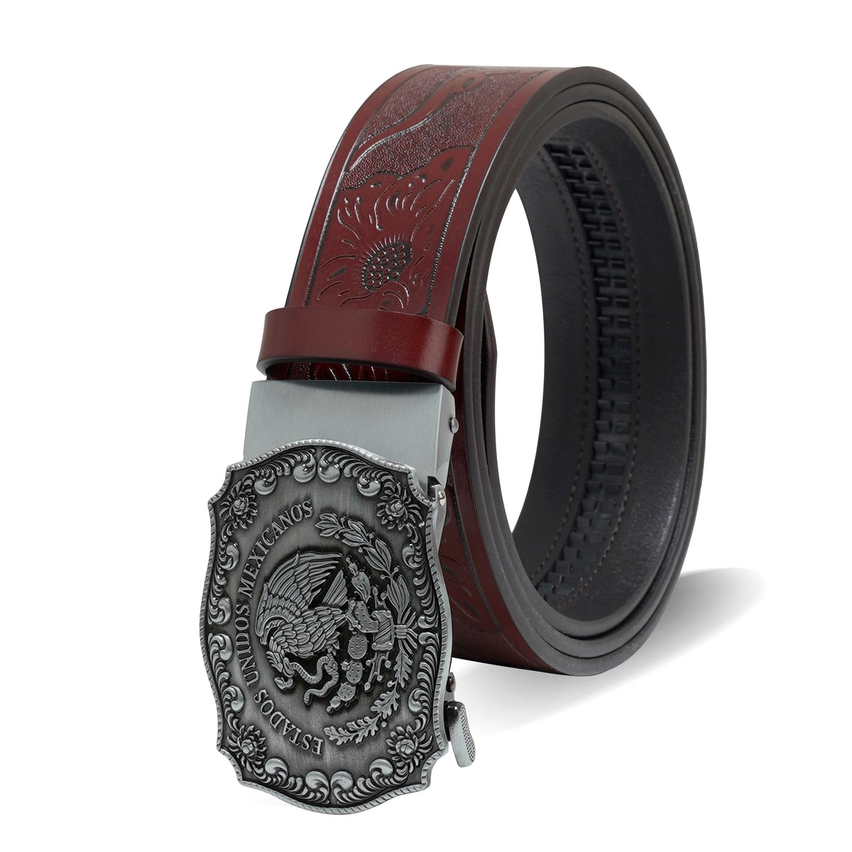 Pavini Mexican Eagle Buckle Western Belt - WB-615