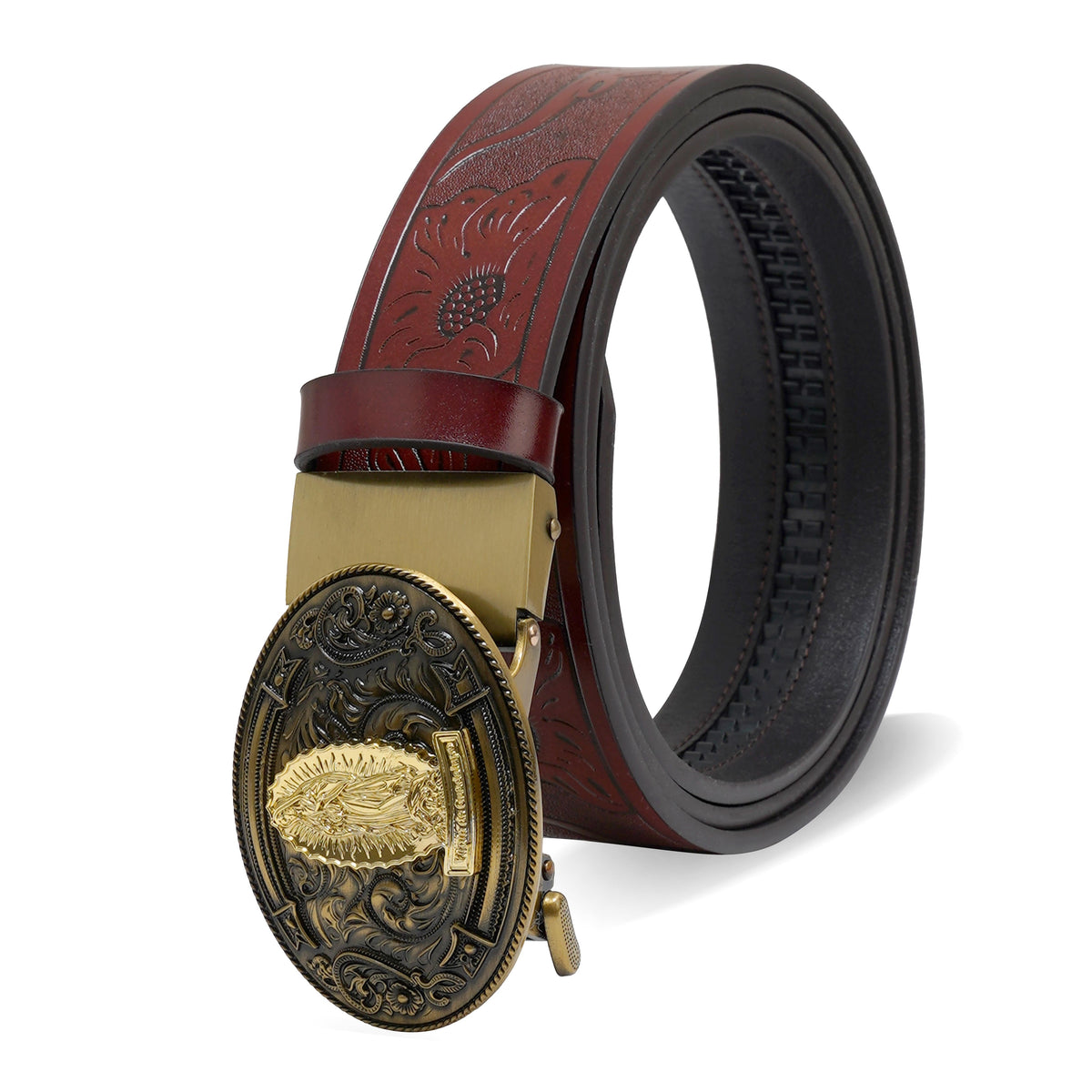 Pavini Guadalupe Oval Buckle Western Belt - WB-617