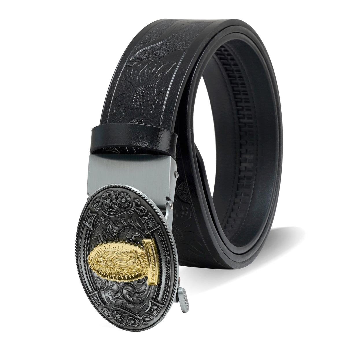 Pavini Guadalupe Oval Buckle Western Belt - WB-617
