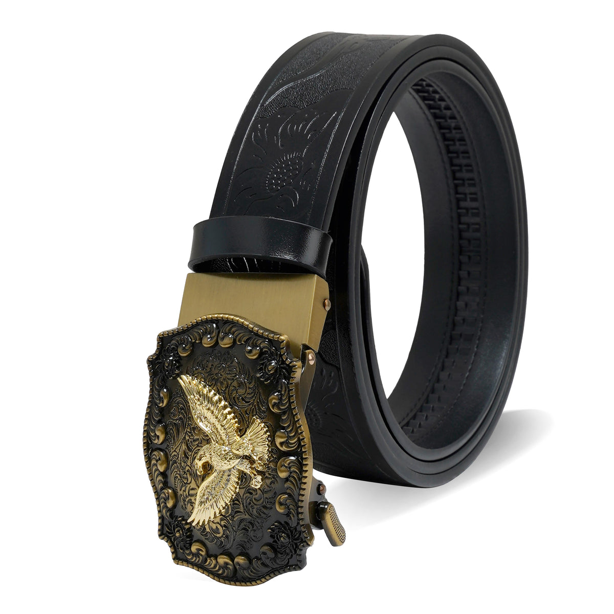 Pavini Eagle Buckle Western Belt - WB-618