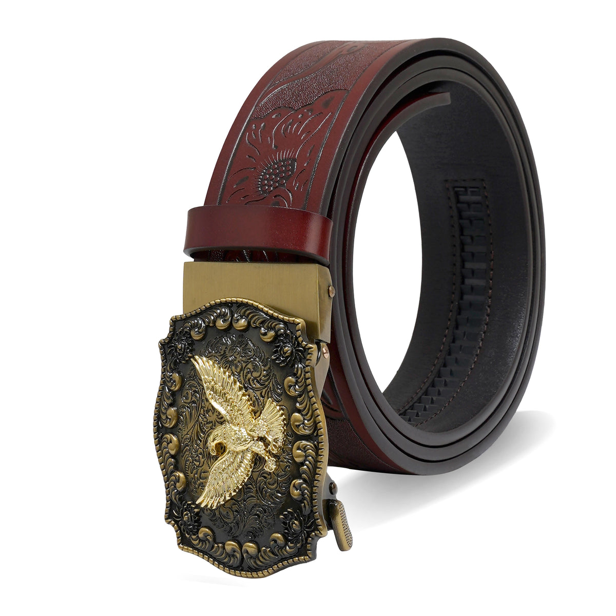 Pavini Eagle Buckle Western Belt - WB-618