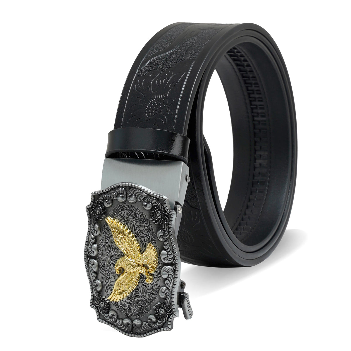 Pavini Eagle Buckle Western Belt - WB-618