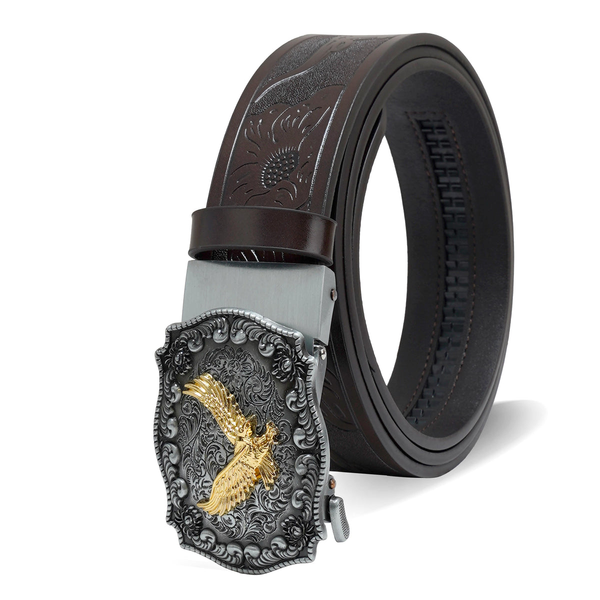 Pavini Eagle Buckle Western Belt - WB-618