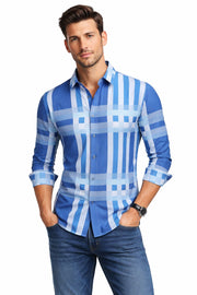Pavini Long Sleeve Men's Plaid Shirt