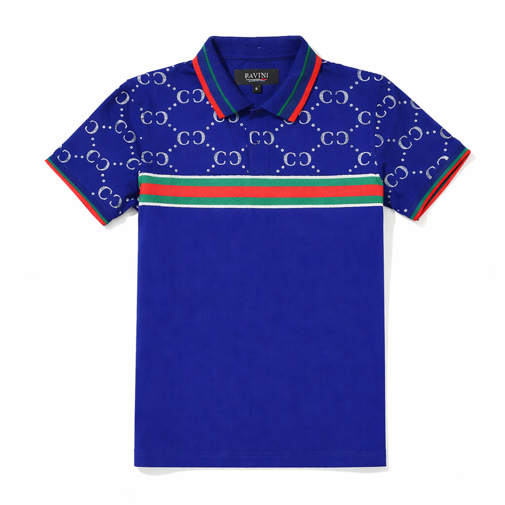 PAVINI KIDS Short Sleeve Polo Shirt