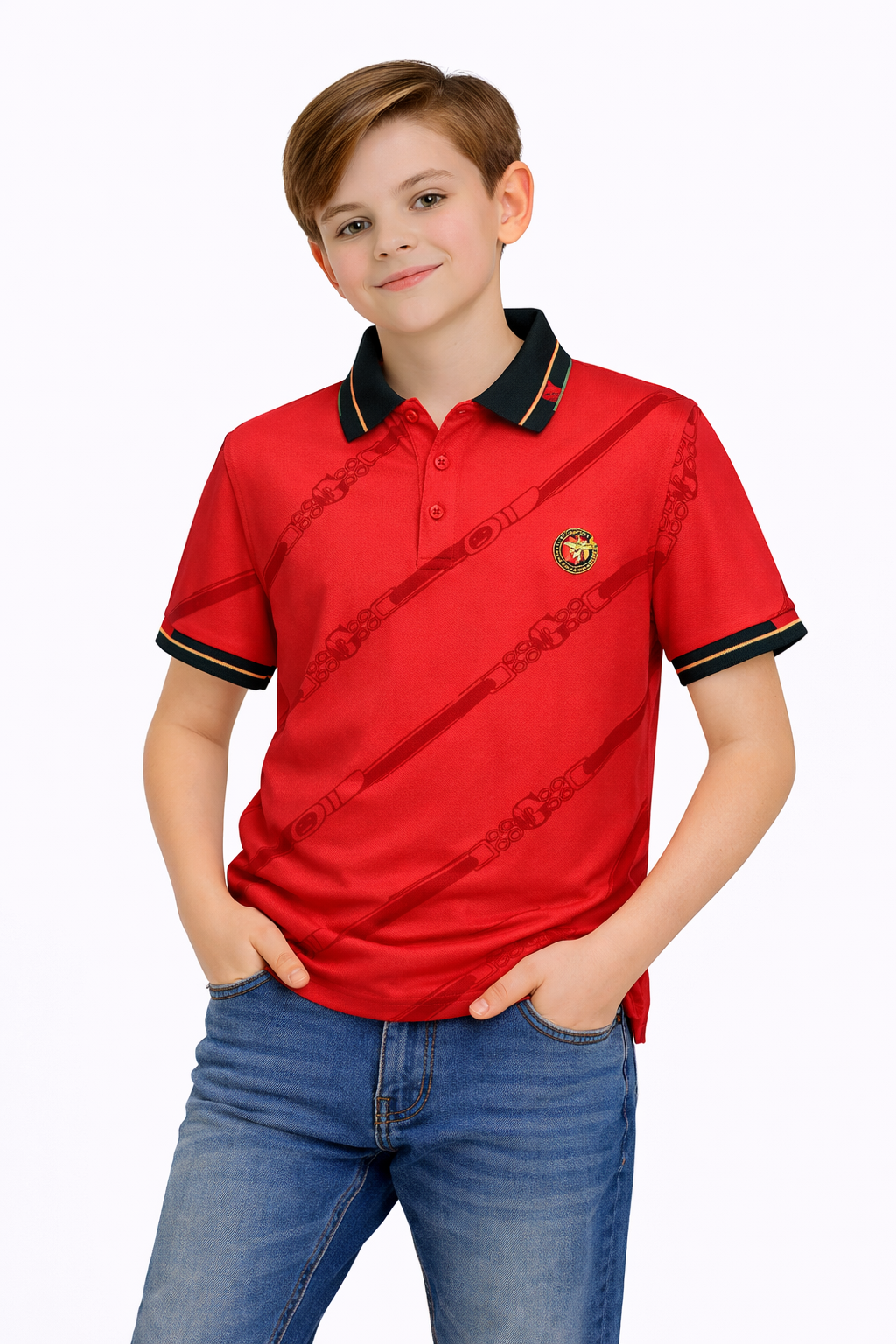 PAVINI KIDS Short Sleeve Polo Shirt