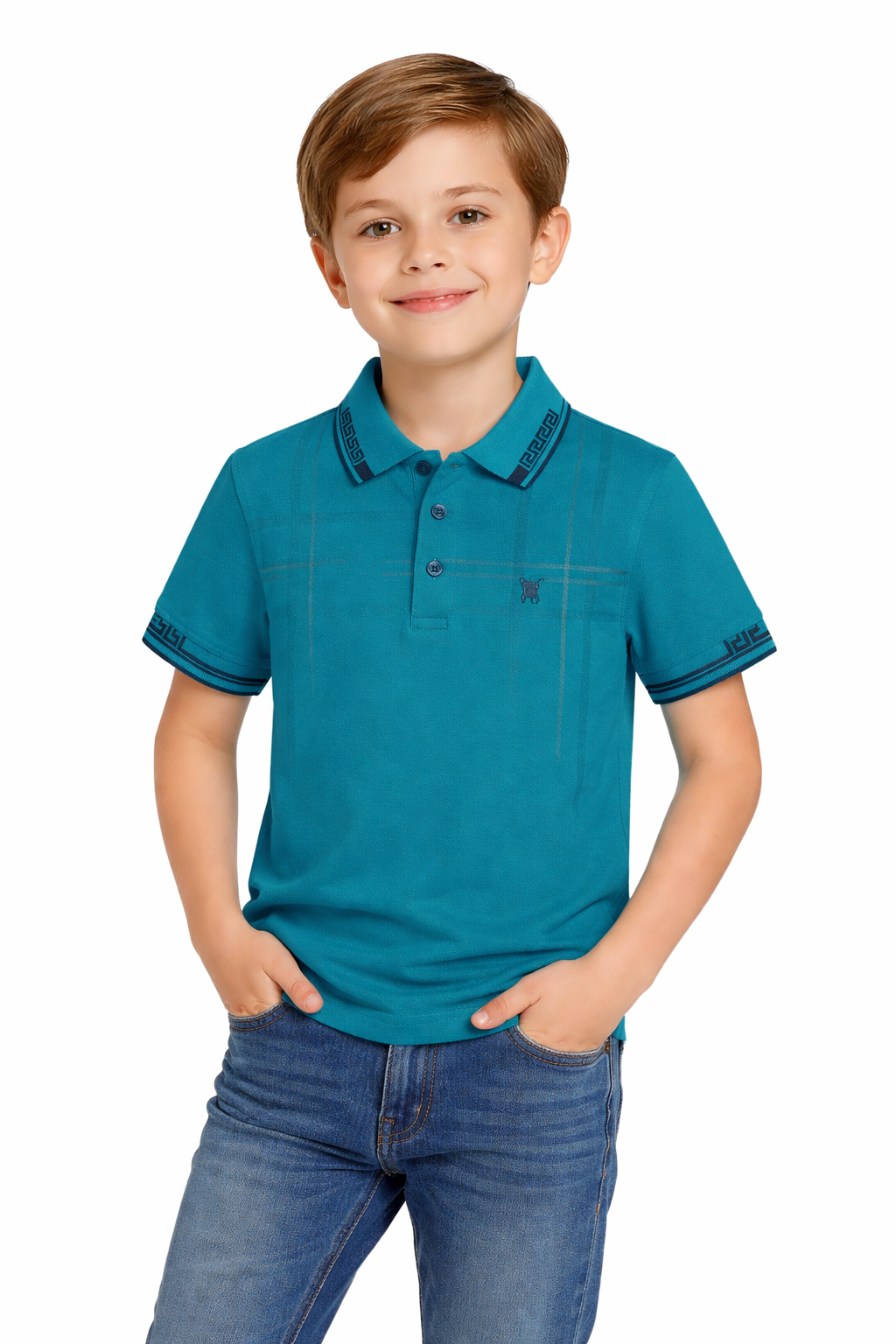 PAVINI KIDS Short Sleeve Polo Shirt